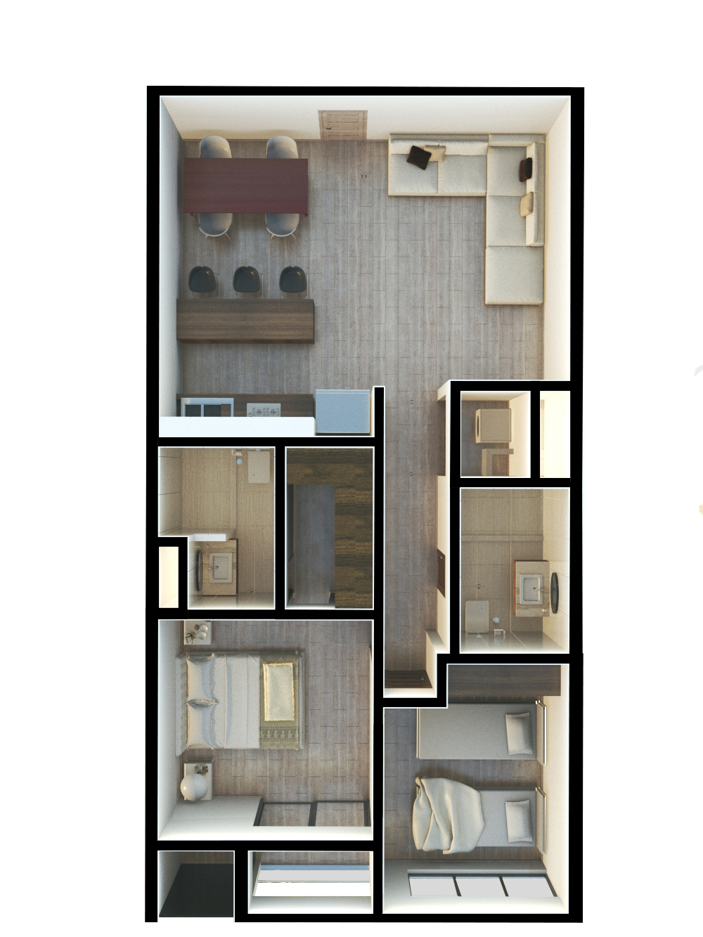 LIVENT | Departamento de 2 recámaras